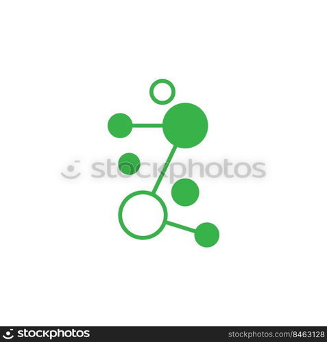 Molecule symbol logo template vector illustration design 