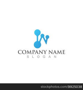 Molecule symbol logo template vector illustration design 