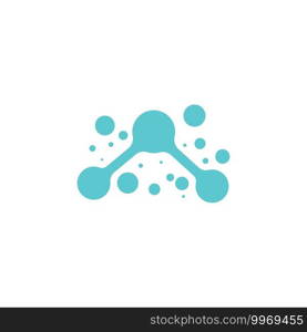 Molecule symbol logo template vector illustration design 