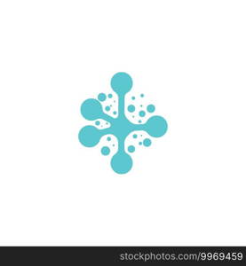 Molecule symbol logo template vector illustration design 