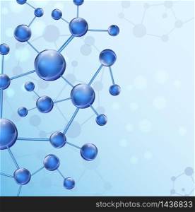 Moleculer illustration background.vector