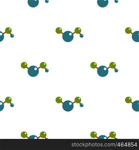 Molecules pattern seamless flat style for web vector illustration. Molecules pattern flat