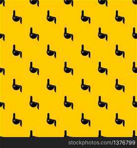 Molten metal poured from ladle pattern seamless vector repeat geometric yellow for any design. Molten metal poured from ladle pattern vector