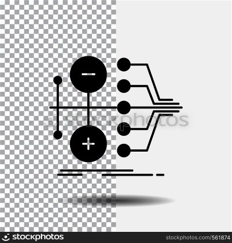 monetization, finance, money, transfer, value Glyph Icon on Transparent Background. Black Icon. Vector EPS10 Abstract Template background