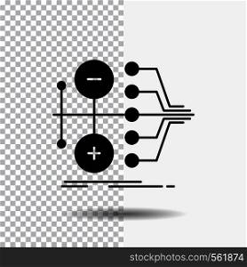 monetization, finance, money, transfer, value Glyph Icon on Transparent Background. Black Icon. Vector EPS10 Abstract Template background