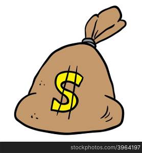 money bag cartoon