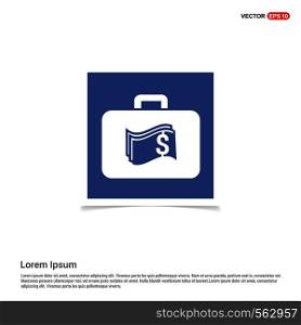 Money Bag Icon - Blue photo Frame