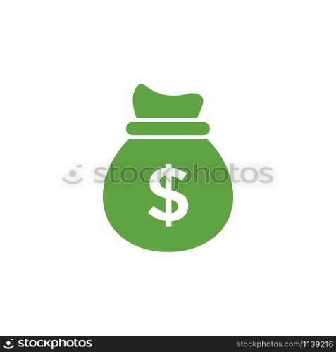 Money bag icon graphic design template vector isolated. Money bag icon graphic design template vector