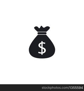 Money bag icon vector template