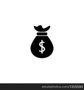 Money bag icon vector template