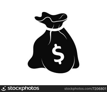 money bag logo icon vector illustration design