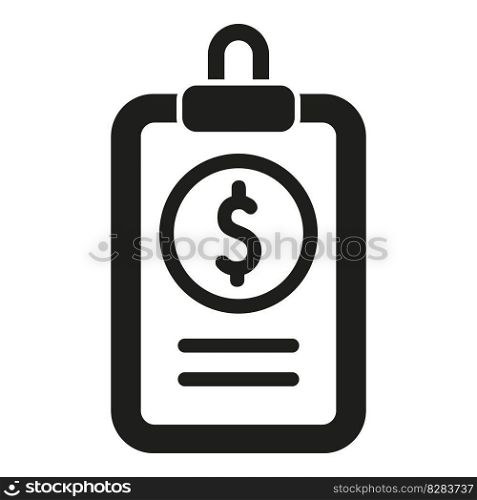 Money board icon simple vector. Bank finance. Coin deposit. Money board icon simple vector. Bank finance