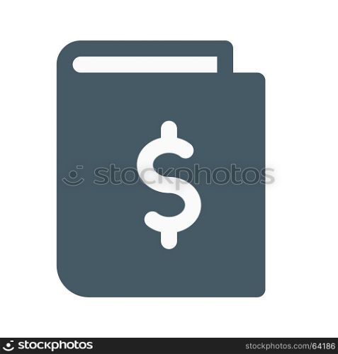 money book, Icon on isolated background