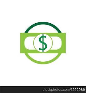 money changer, dollar illustration logo vector
