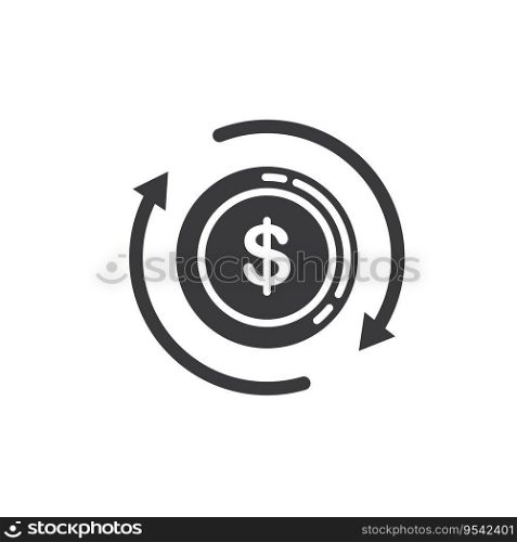 money changer icon vector concept design template web
