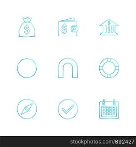 money, compass , wallet, bank , shapes , electronic , time , ecology , icon, vector, design, flat, collection, style, creative, icons , traingle , square , hexagon , pentagon , battery , electricity ,