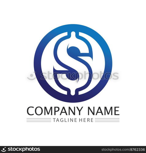 money icon and logo design vector illustration