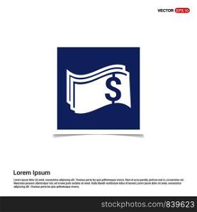 Money Icon - Blue photo Frame