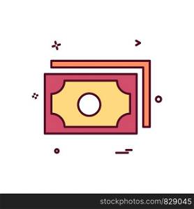 Money icon design vector