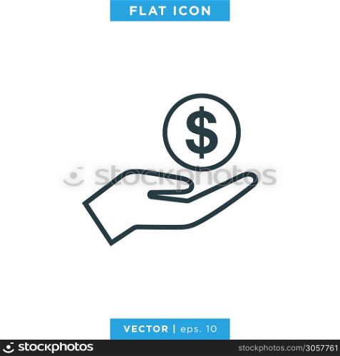 Money icon vector design template