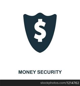 Money Security icon. Flat style icon design. UI. Illustration of money security icon. Pictogram isolated on white. Ready to use in web design, apps, software, print. Money Security icon. Flat style icon design. UI. Illustration of money security icon. Pictogram isolated on white. Ready to use in web design, apps, software, print.