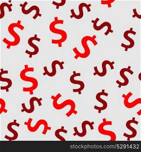 Money sign seamless pattern background vector illustration.. Money sign seamless pattern background vector illustration
