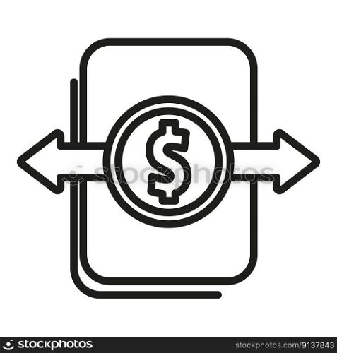 Money trade icon outline vector. Business finance. Accident injury. Money trade icon outline vector. Business finance