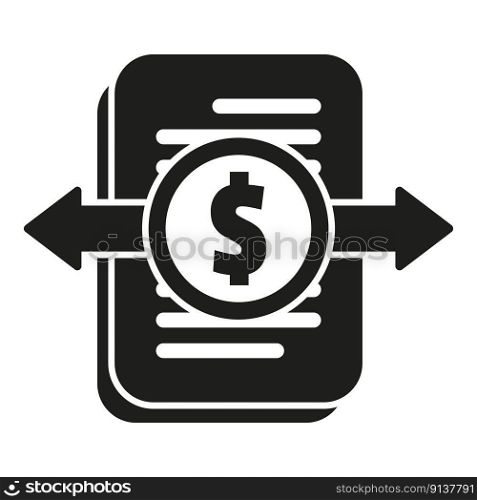 Money trade icon simple vector. Business finance. Accident injury. Money trade icon simple vector. Business finance