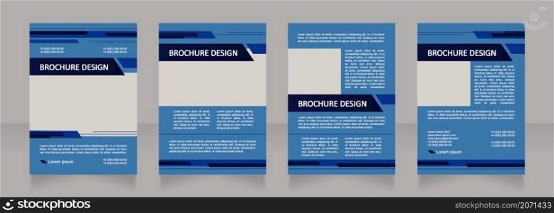 Money transfer abroad options blank brochure layout design. Vertical poster template set with empty copy space for text. Premade corporate reports collection. Editable flyer paper pages. Money transfer abroad options blank brochure layout design