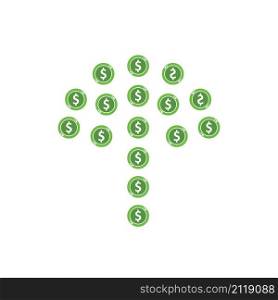 money tree icon vector illustration design