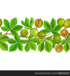 mongongo branches vector pattern on white background. mongongo vector pattern on white background