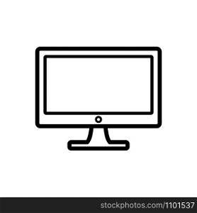 monitor - device icon vector design template