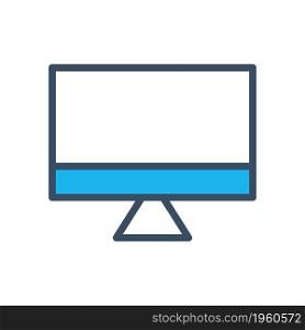 Monitor flat icon