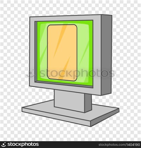 Monitor icon. Cartoon illustration of monitor vector icon for web. Monitor icon, cartoon style