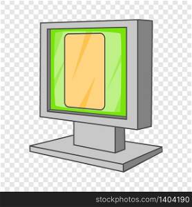 Monitor icon. Cartoon illustration of monitor vector icon for web. Monitor icon, cartoon style