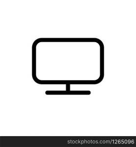 Monitor icon design vector template