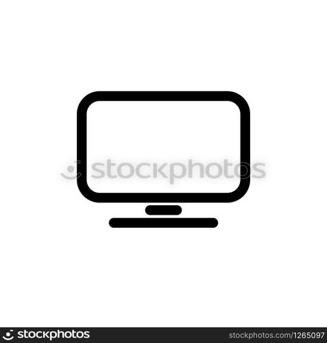 Monitor icon design vector template