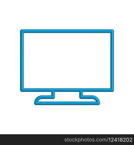 Monitor icon template