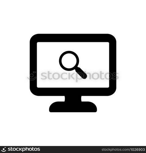 monitor icon trendy design template