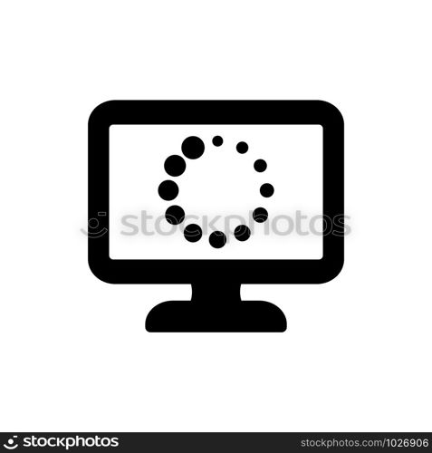 monitor icon trendy design template