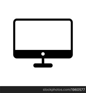 Monitor icon vector