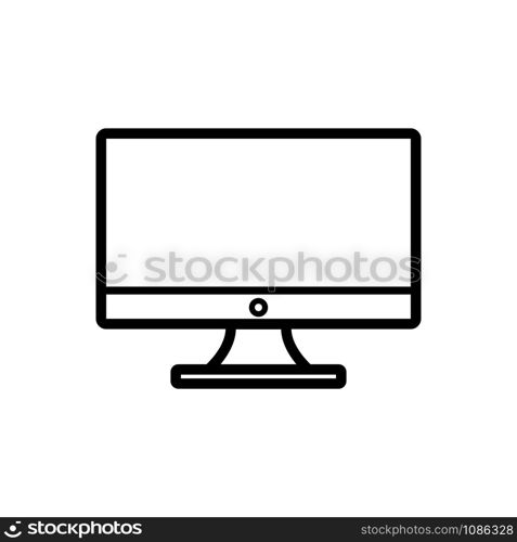 monitor - led icon vector design template