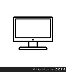 monitor - led icon vector design template