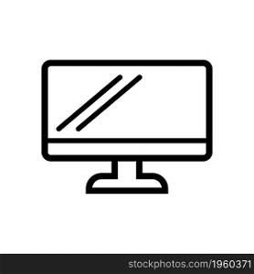 Monitor line icon
