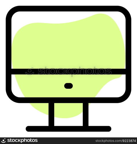 Monitor screen for computer operations
