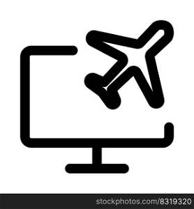 Monitoring the online flight booking process.