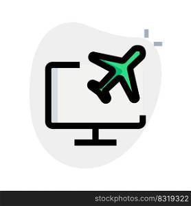 Monitoring the online flight booking process.