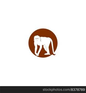 monkey icon.vector illustration symbol design.