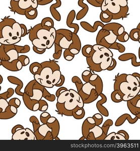 monkey seamless pattern