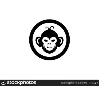 Monkey symbol logo and symbol